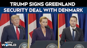 Trump Signs Greenland Security Deal With Denmark, Allows Larger US Military Presence