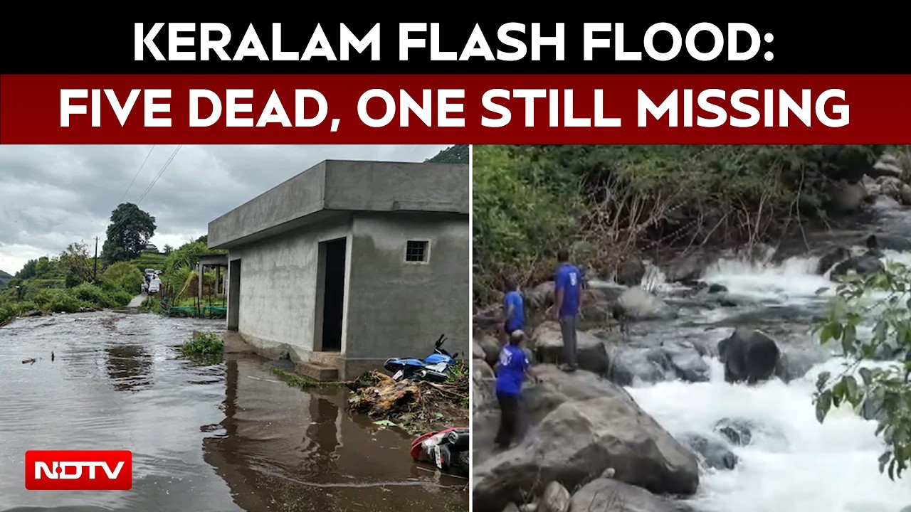 Keralam Flash Flood: Five Bodies Recovered, Search Continues For Missing Woman