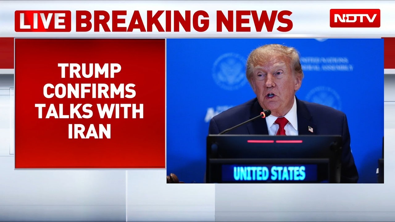 US Iran Talks | Trump Confirms US-Iran Talks On UNGA Sidelines, Strait Of Hormuz In Focus