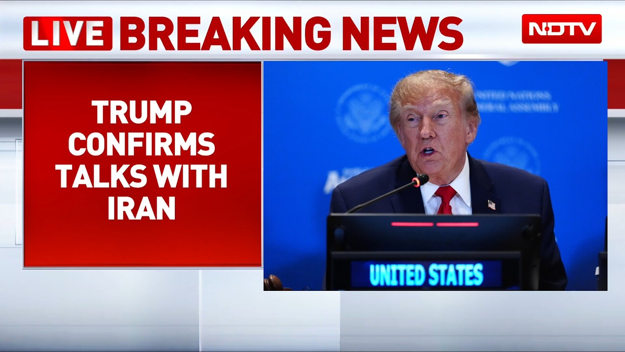 US Iran Talks | Trump Confirms US-Iran Talks On UNGA Sidelines, Strait Of Hormuz In Focus