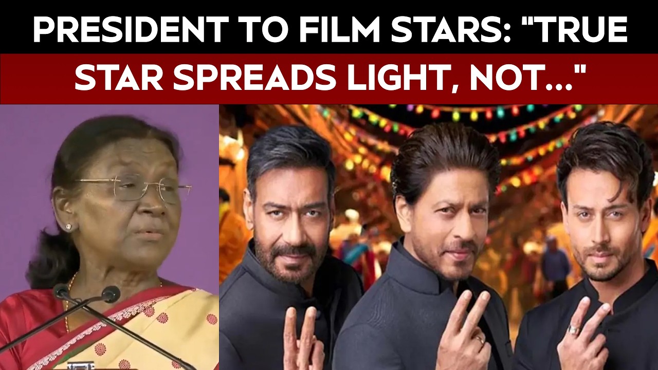 President Murmu To Film Stars: “True Star Spreads Light, Not Darkness”