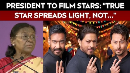 President Murmu To Film Stars: &ldquo;True Star Spreads Light, Not Darkness&rdquo;