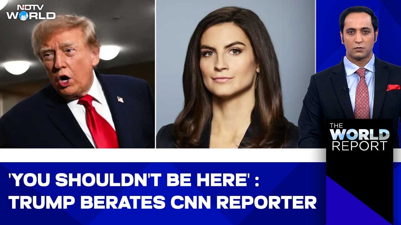 Trump's Media Showdown: Trump Snaps At CNN's Kaitlan Collins | UNGA | CNN, MS NOW, POLITICO