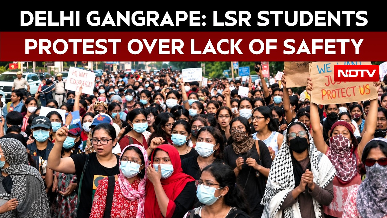 Delhi Protest News | LSR Students Protest Over Women's Safety After Minor's Gang Rape Near College