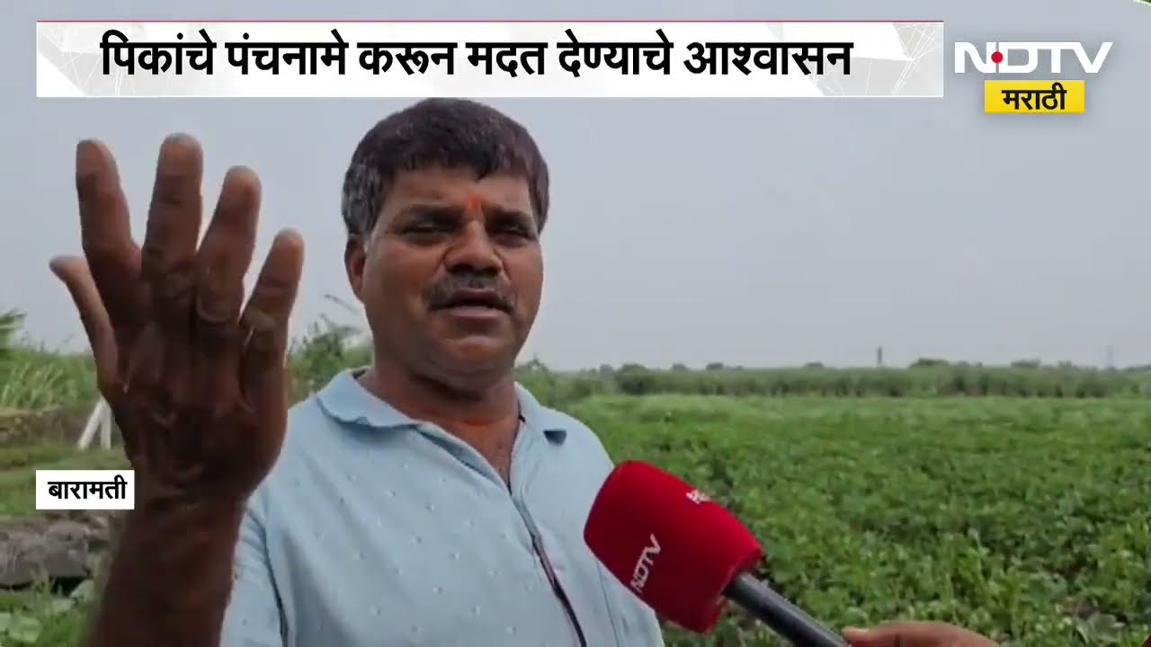शेतकऱ्यांच्या बांधावर Dattatray Bharne यांच्याकडून नुकसानीची पाहणी,कृषिमंत्र्यांनी काय दिलं आश्वासन?
