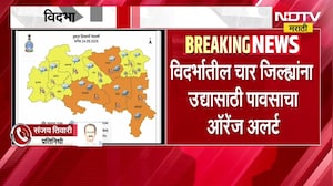 विदर्भातील चार जिल्ह्यांना पावसाचा Orange Alert, नागपूर, यवतमाळ, चंद्रपूर गडचिरोलीत पावसाचा अंदाज