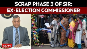 Scrap Phase 3 Of SIR: Ex-Election Commissioner To NDTV On Poll Body Row