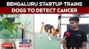 Bengaluru Startup Trains Dogs To Detect Cancer Using Breath, AI & Sensors