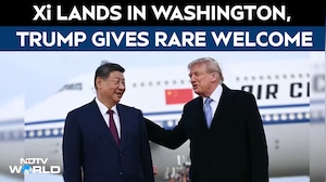 Xi Jinping Lands In US For Key State Visit, Donald Trump Receives Him