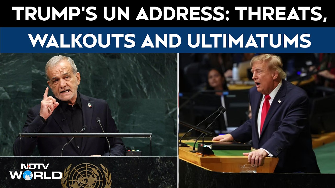 Donald Trump's UN Speech: Iranian, Cuban Delegations Walk Out As US President Targets Rivals