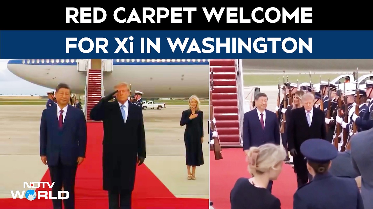 Xi Jinping Begins Three-Day US Visit With Red Carpet Welcome From Trump