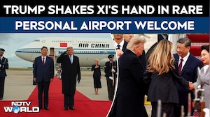 Trump Xi Jinping Meet | Trump Greets Chinese President For Three-day Visit In Rare Airport Welcome