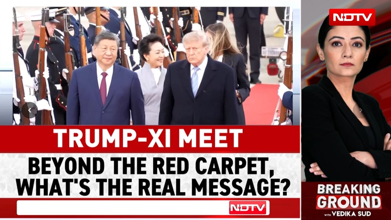 Trump Xi Jinping | Xi Jinping Lands In Washington, Trump Gives Chinese President Red Carpet Welcome