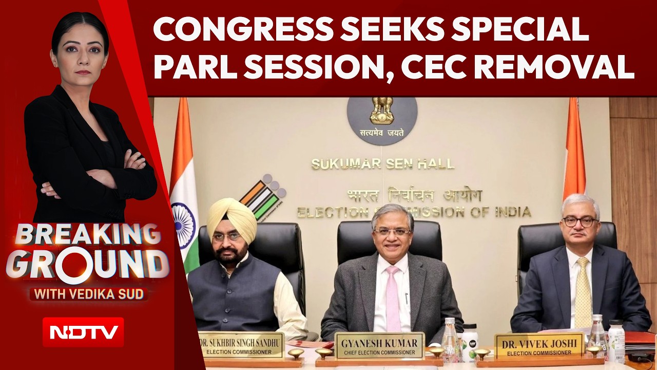Election Commission News | EC Dissent Row: Congress Seeks Special Parliament Session, CEC Removal