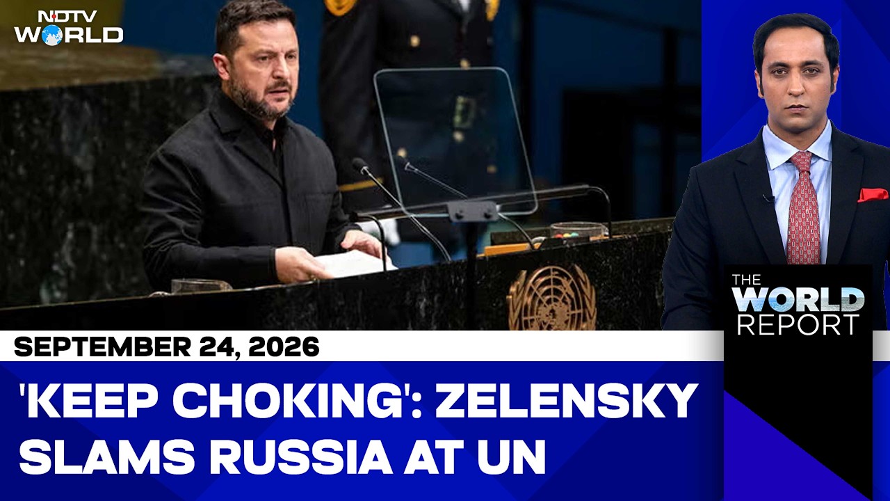 Zelenskyy Calls For Increased Pressure On Russia's Revenues At UNGA