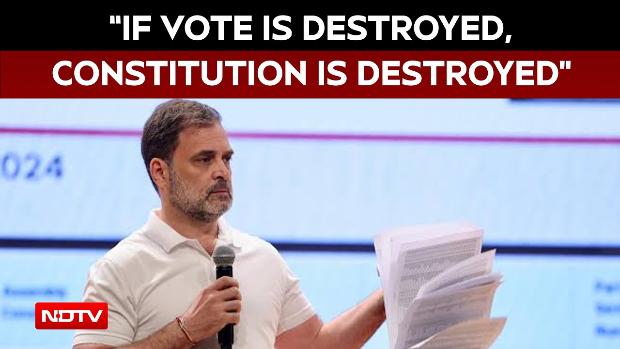 Rahul Gandhi On CEC-SIR Row: “If Vote Is Destroyed, Constitution Is Destroyed”