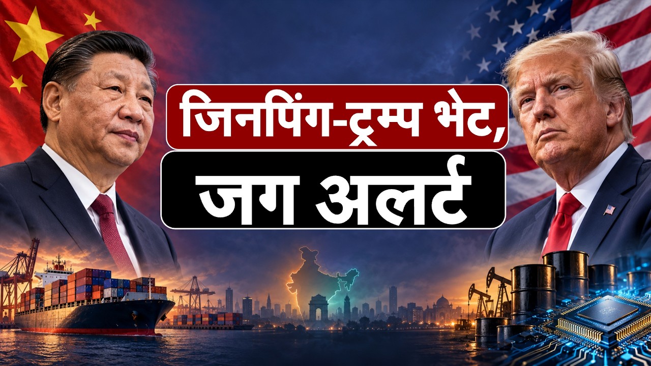 Global News| 11 वर्षांनंतर चीनी अध्यक्ष अमेरिकेत, जिनपिंग यांचं ट्रम्प यांच्याकडून विमानतळावर स्वागत