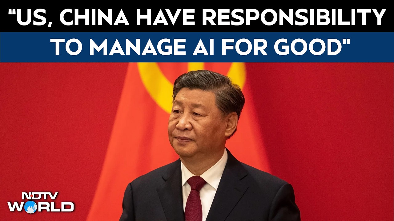 Xi Jinping On AI: “US, China Have Responsibility To Manage AI For Good”