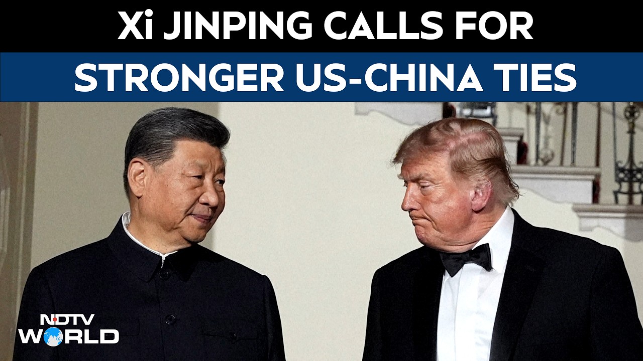 Xi Jinping Calls For Stronger US-China Ties, Urges Both Sides To Move Forward Together