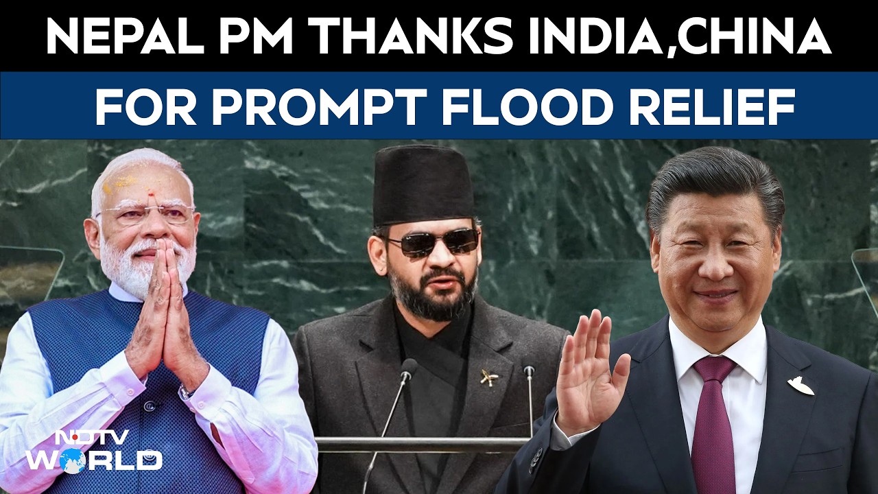 Nepal PM Balendra Shah Thanks India, China For Prompt Flood Assistance