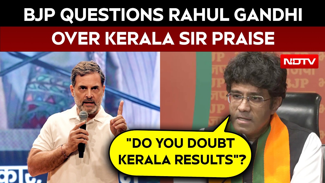 Rahul Gandhi News | BJP Hits Back At Rahul Over 'Vote Theft' Claims, Questions Kerala SIR Praise