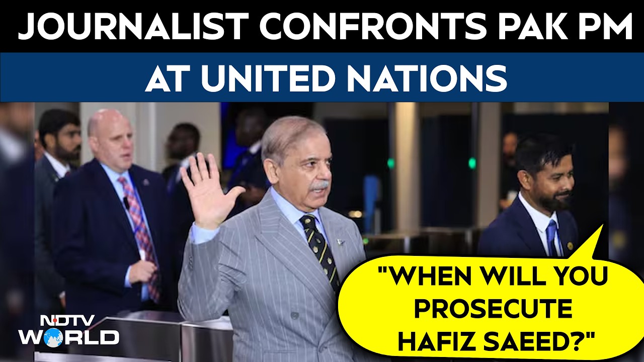 Pakistan PM Sharif Asked About Hafiz Saeed And Terror Allegations, Does Not Respond