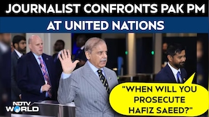 Pakistan PM Sharif Asked About Hafiz Saeed And Terror Allegations, Does Not Respond