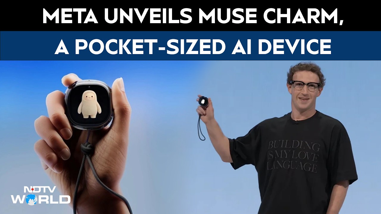 Meta Unveils Muse Charm, A Pocket-Sized Device For Its Personal AI Agent