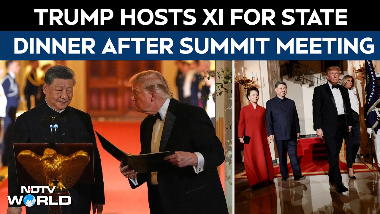 Trump Xi Dinner | Trump’s MAGA & China’s Rejuvenation Goals Can Help Each Other: Xi At State Dinner