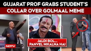 Viral Video | Professor Grabs Student By Collar Over 'Jaldi Bol...Panvel Nikalna Hai' Comment