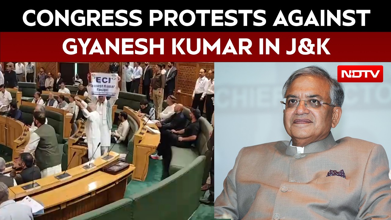 Gyanesh Kumar Row: Congress Shows Black Flags, Demands CEC's Resignation