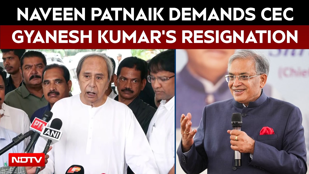 Naveen Patnaik Demands CEC Gyanesh Kumar’s Resignation