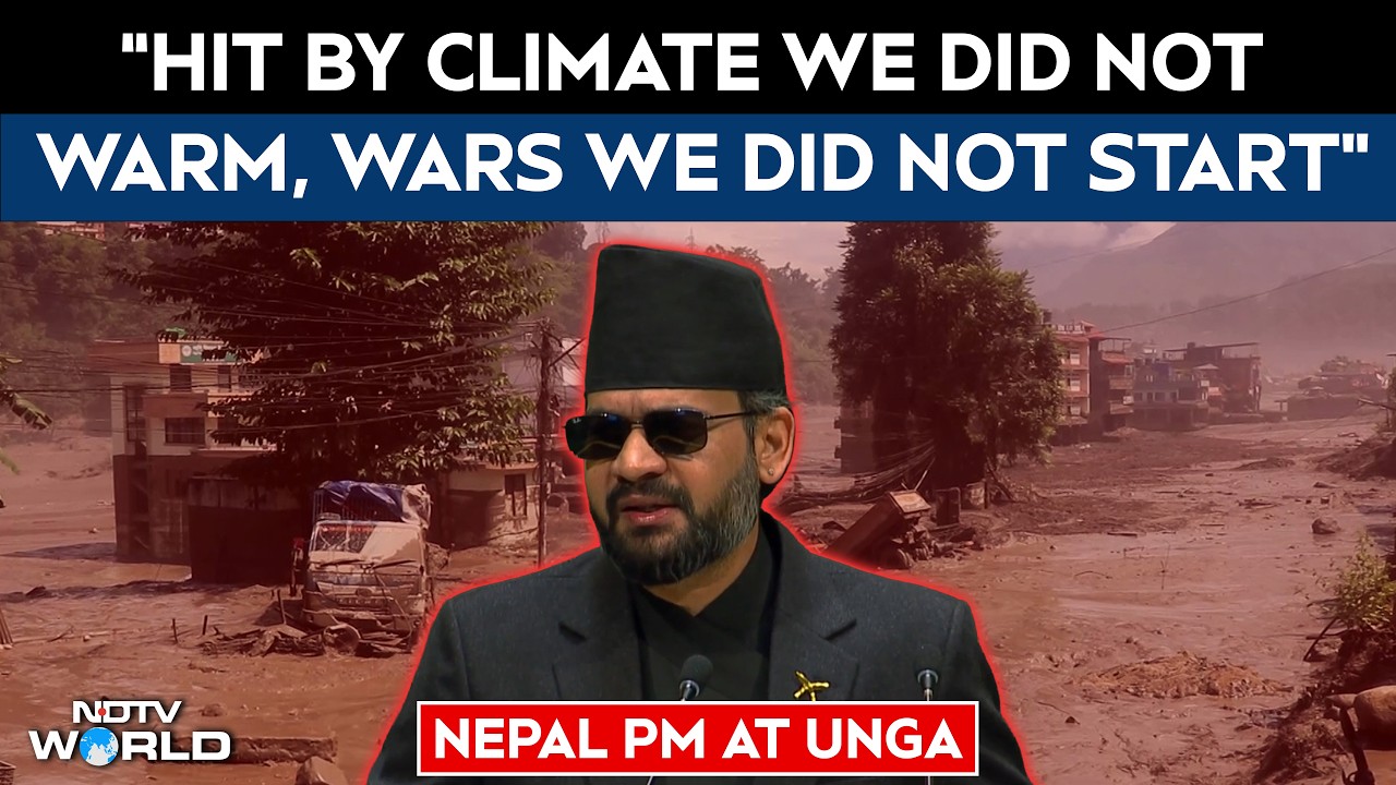 Balen Shah At UNGA: "Hit By Climate We Did Not Warm, Wars We Did Not Start"