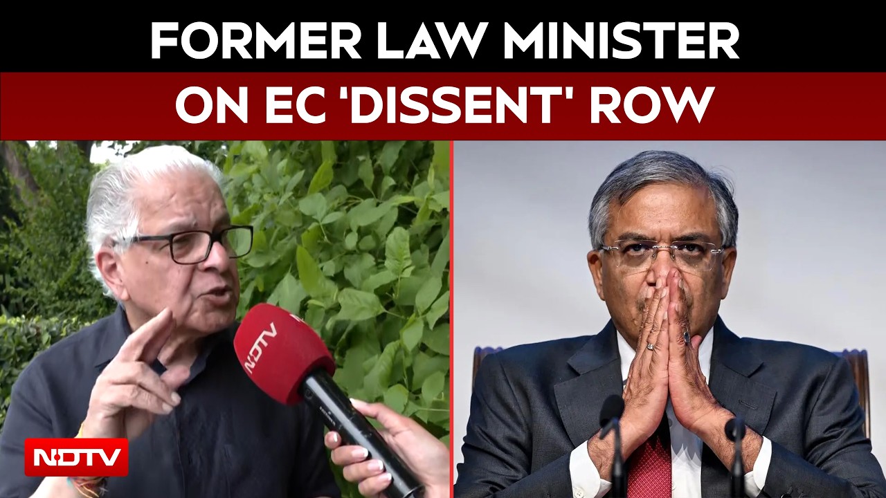 Former Law Minister On EC 'Dissent' Row: Question On The Resilience Of India's Electoral Democracy