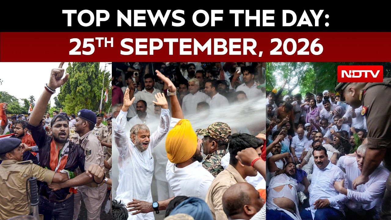 Congress Stages Nationwide Protest Against CEC | Top News Of The Day: 25th September, 2026