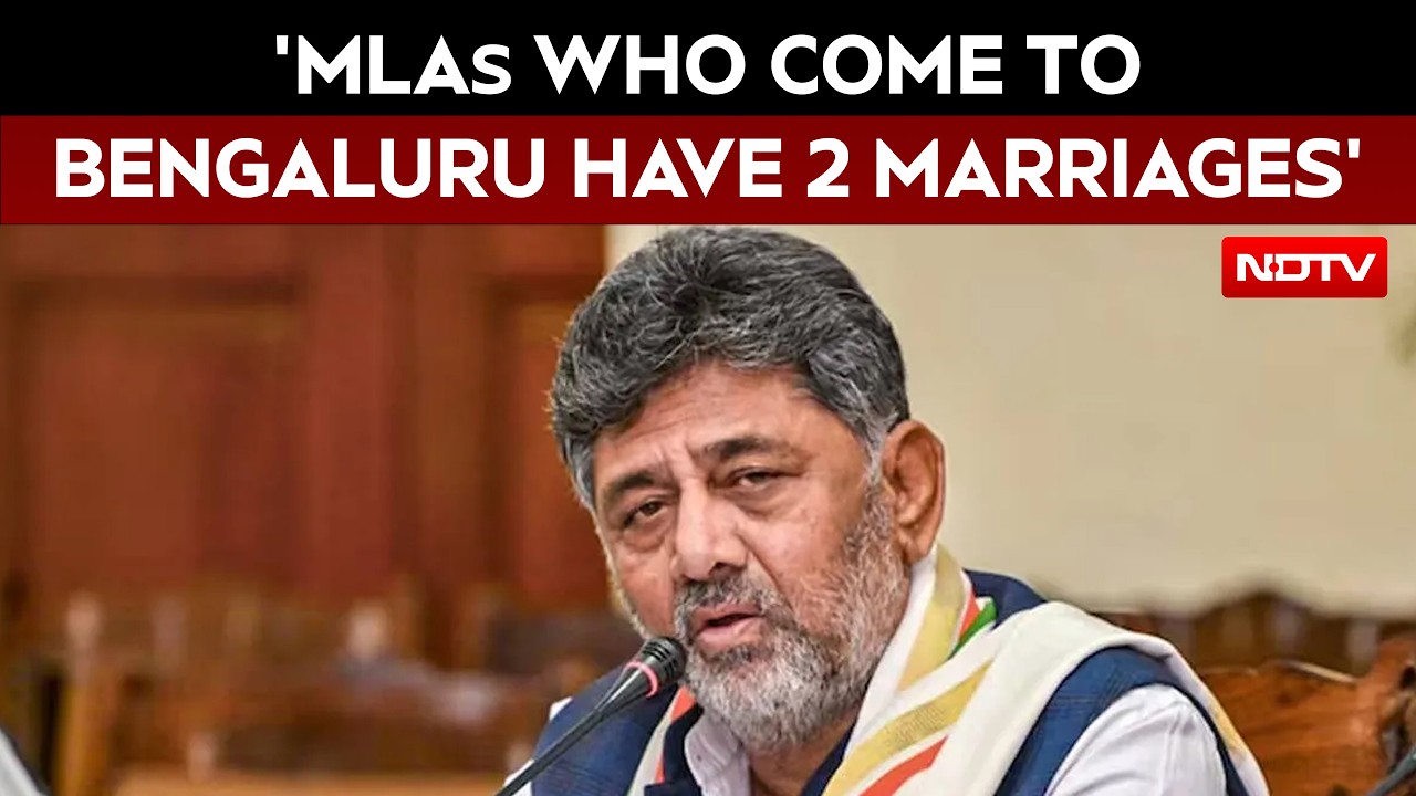 Karnataka News | DK Shivakumar Sparks Row: 'MLAs Who Come To Bengaluru Have Two Marriages'
