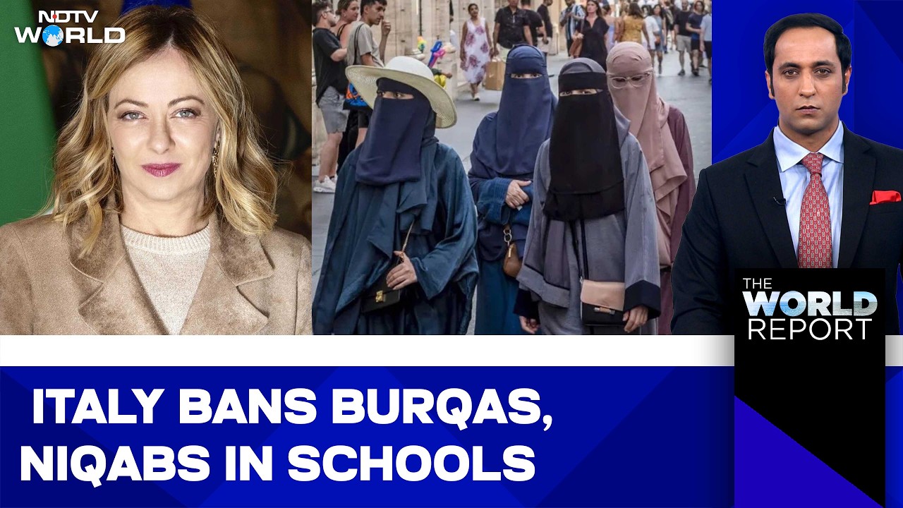 Video: Burqa, Niqabs Banned In Italy : Meloni Calls Burqa Ban A 'Security' Issue