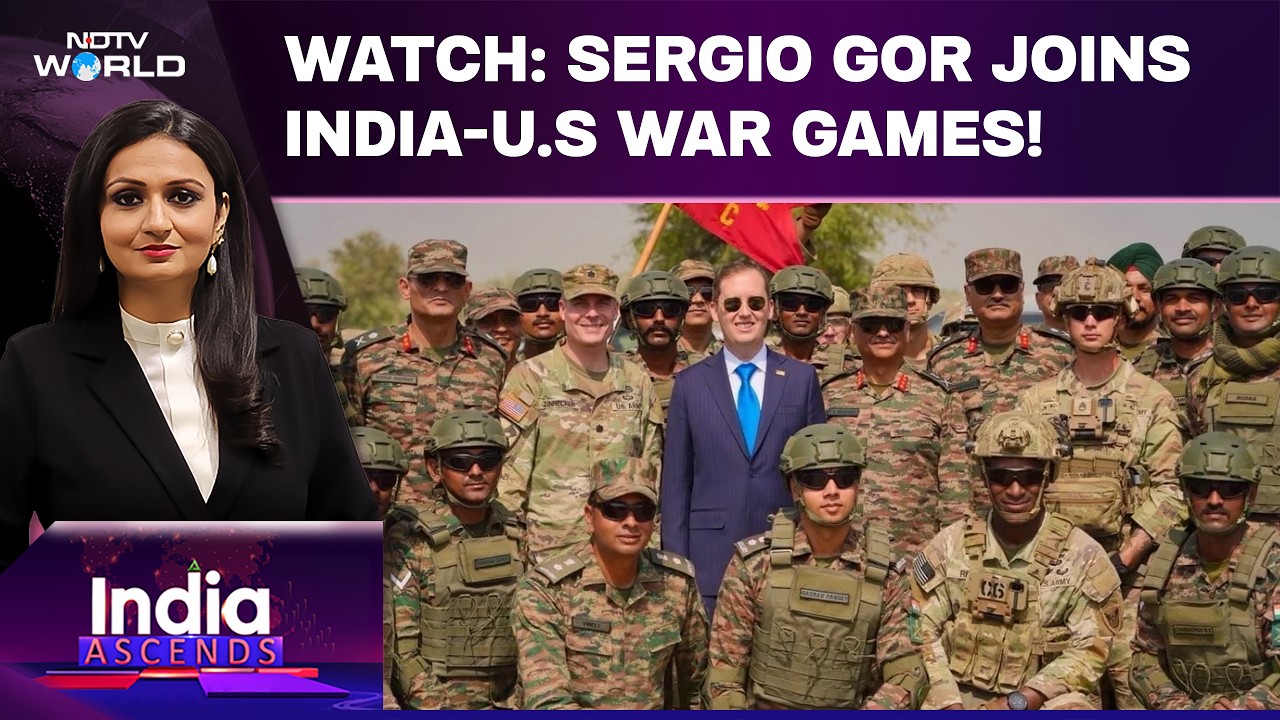 US Envoy Sergio Gor Joins Indian Army Chiefs To Witness High-tech Artillery Blasts In Rajasthan