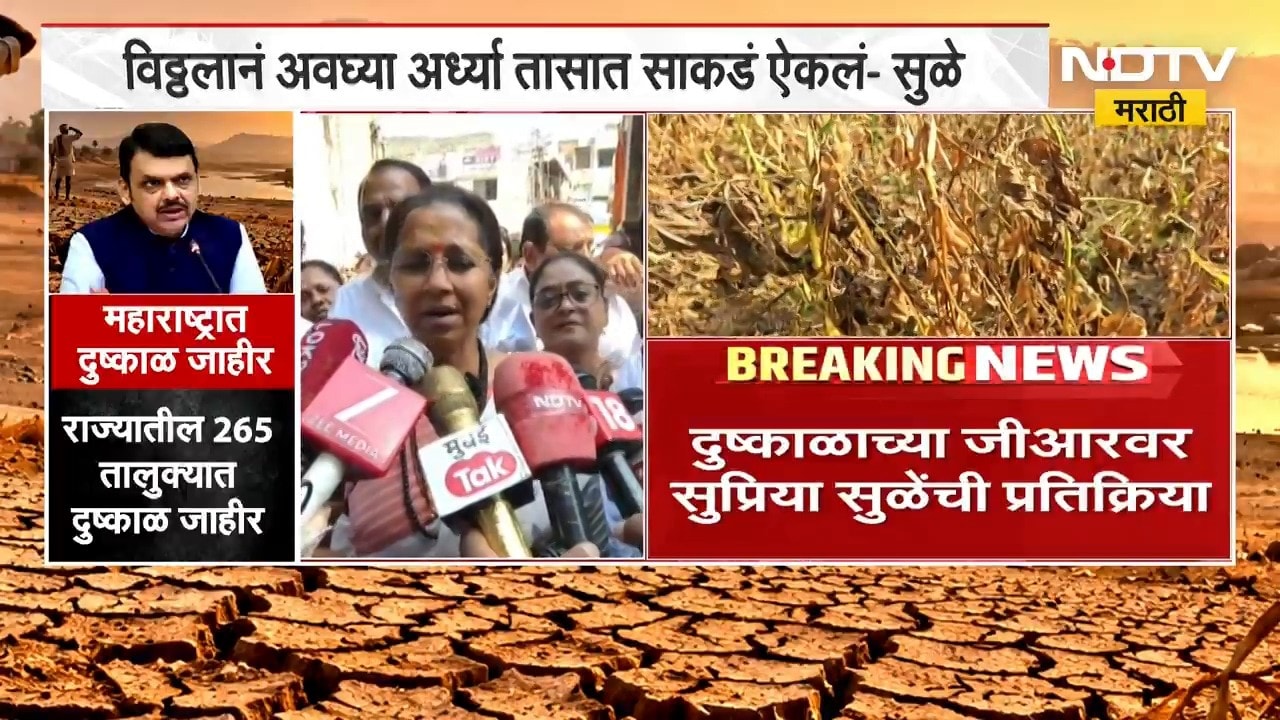 Supriya Sule | विठ्ठ्लाने अवघ्या अर्ध्या तासात साकडं ऐकलं - सुप्रिया सुळे | NDTV Marathi