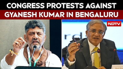 Gyanesh Kumar Latest News | Congress Protests In Bengaluru, Demands CEC Gyanesh Kumar's Resignation