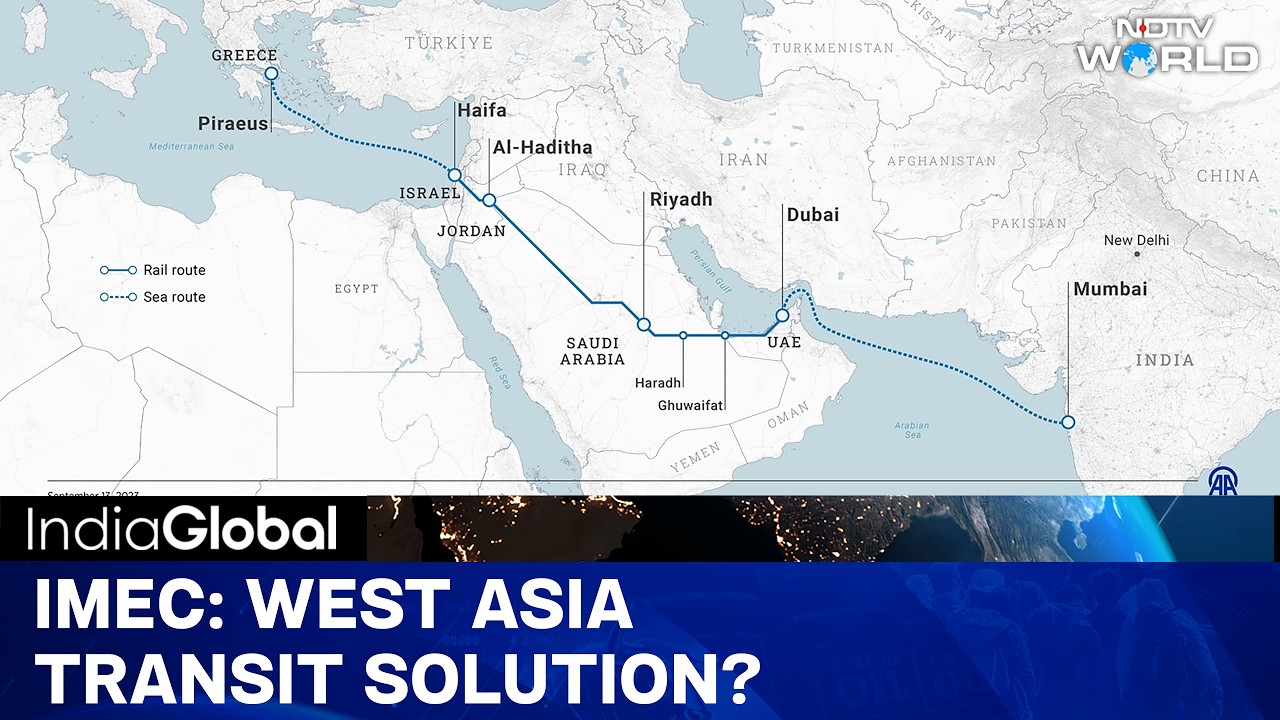 Exclusive: Vice Adm (R) Explains How IMEC Land-Bridge Will Save Indian Trade From Maritime Terror!