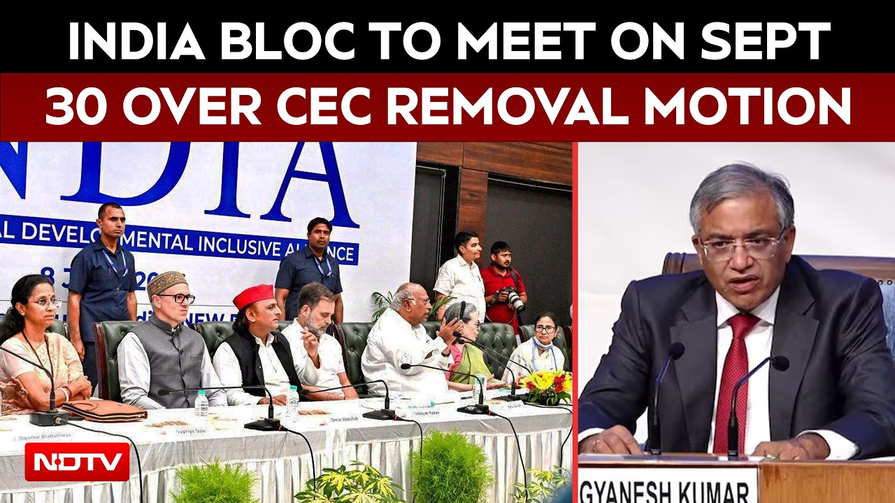 ECI CEC Row | India Bloc To Meet On September 30 Over CEC Removal Motion