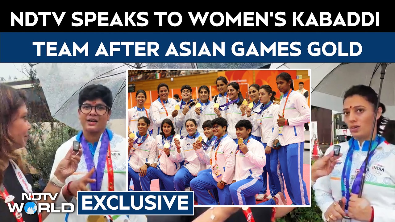Asian Games 2026 | NDTV Speaks To Ritu Negi, Pinky Roy After Gold Win In Asian Games Kabaddi