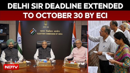 Election Commission Extends SIR Claims & Objections Deadline To October 30 In Delhi