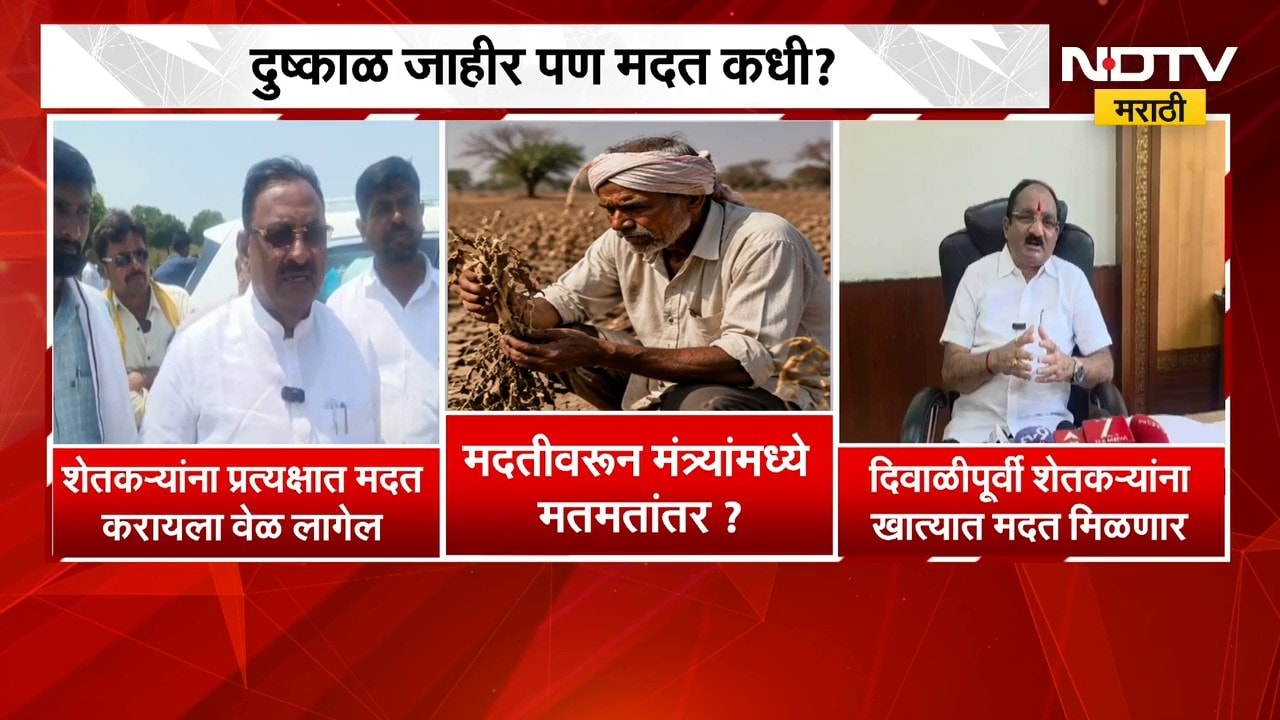 Maharashtra Drought| दुष्काळ जाहीर पण मदत कधी ?, काय म्हणाले Babsaheb Patil  आणि Makrand Patil?