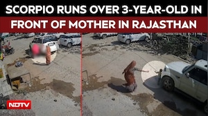 Rajasthan News | Scorpio Runs Over Three-Year-Old Child In Front Of Mother, CCTV Captures Tragedy