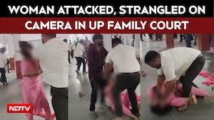 UP News | Woman Attacked, Strangled On Camera Inside UP Family Court, Husband Among Three Accused