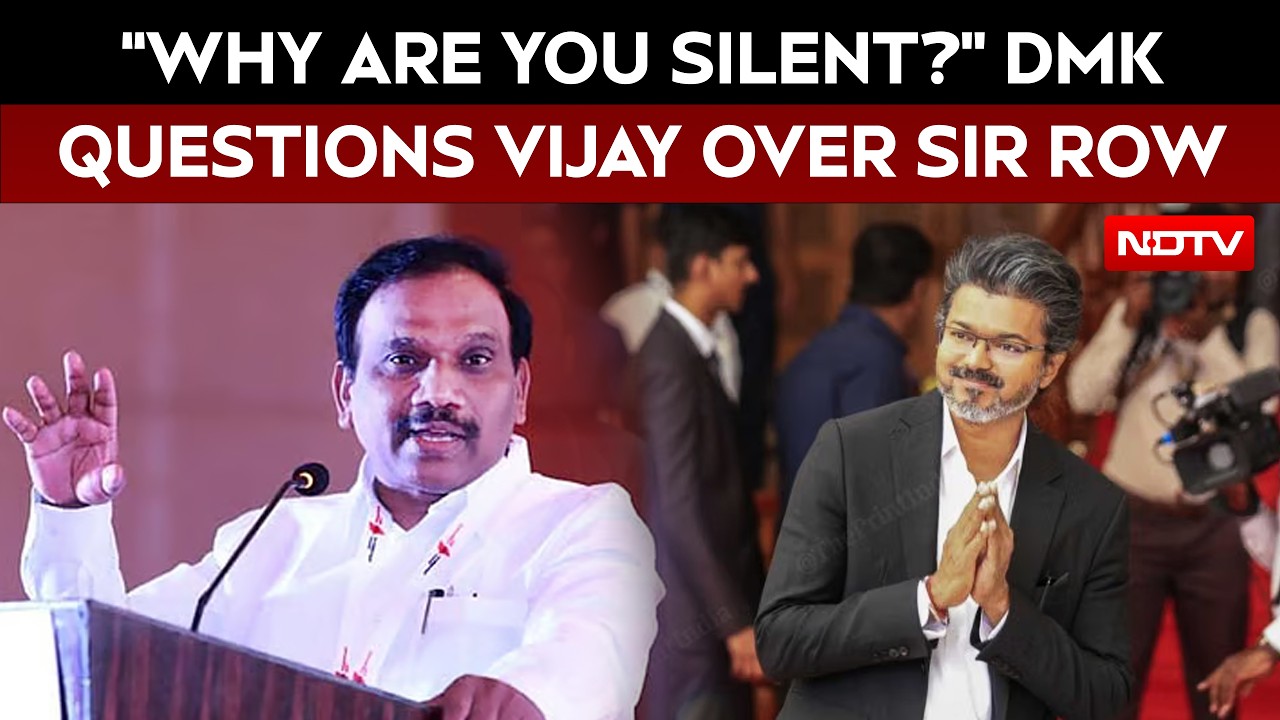 Vijay Latest News | SIR Controversy: A Raja Asks CM Vijay Why He Has Not Spoken Out