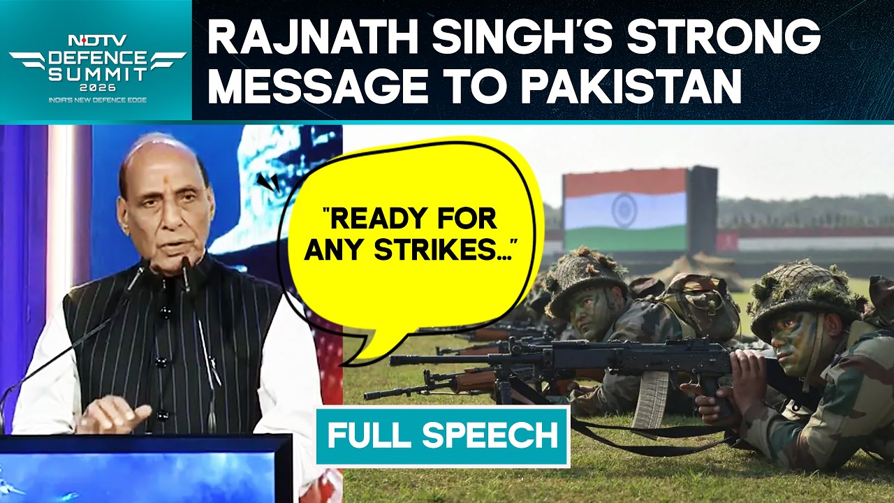 "Ready For Any Strikes Against Terrorists": Rajnath Singh's Message To Pak At NDTV Defence Summit