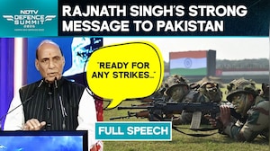 "Ready For Any Strikes Against Terrorists": Rajnath Singh's Message To Pak At NDTV Defence Summit